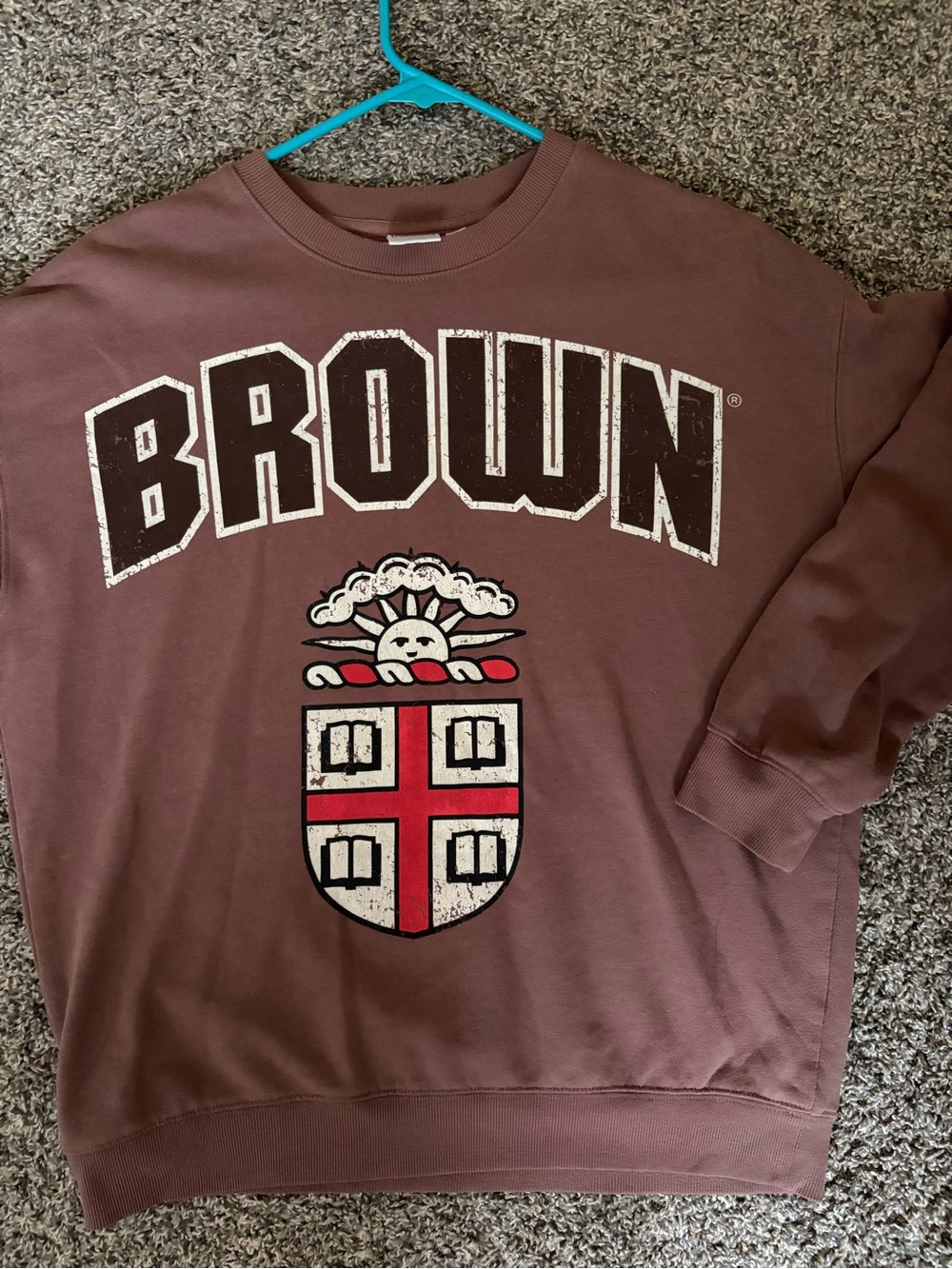 *THRIFTED not sure if real Brown College merch* Brown University Crewneck